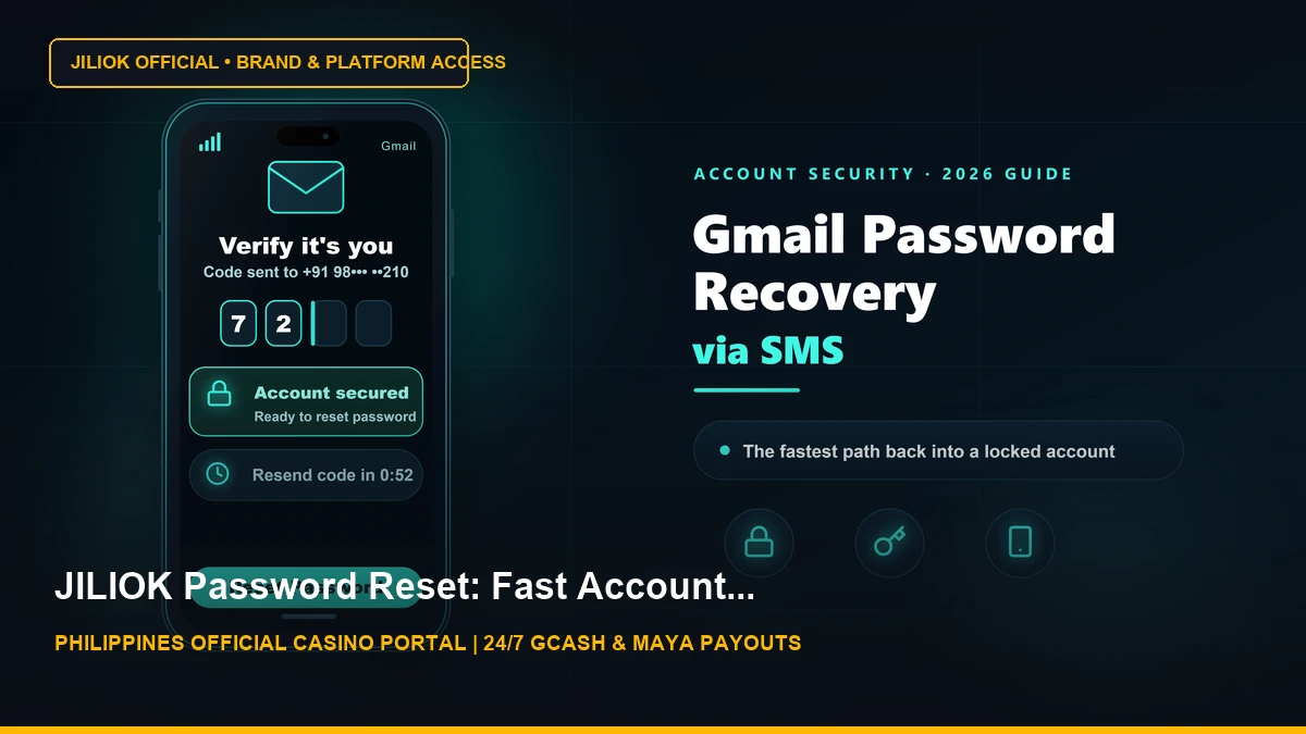 Gmail Password Recovery via SMS: Security Tips - SMSLocal - JILIOK Casino Philippines