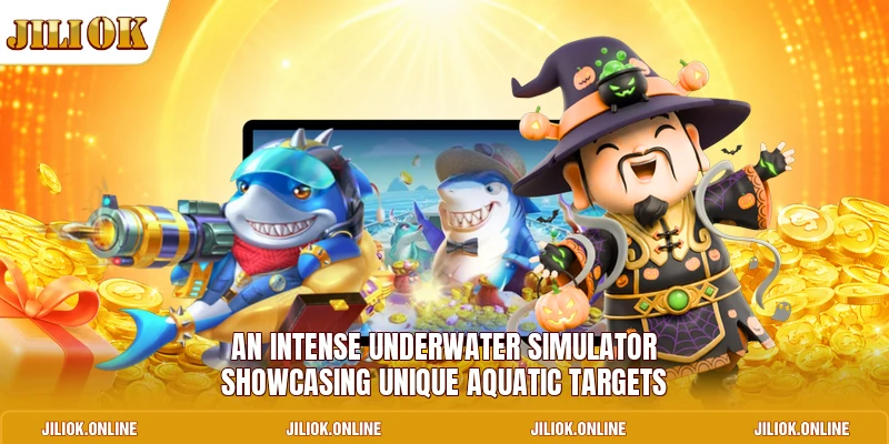 An intense underwater simulator showcasing unique aquatic targets