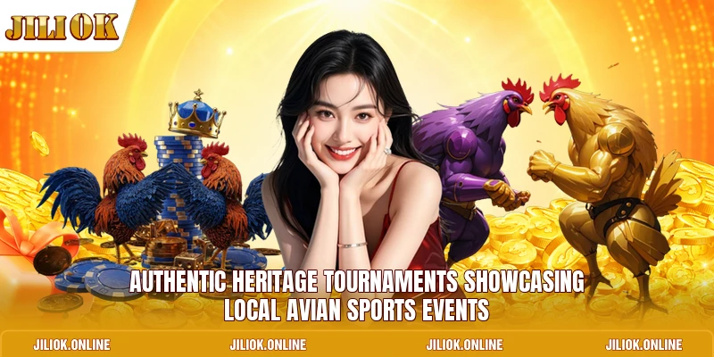 Authentic heritage tournaments showcasing local avian sports events