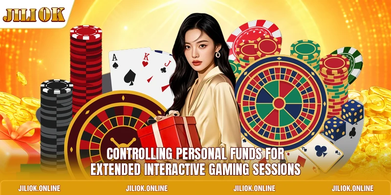 Controlling personal funds for extended interactive gaming sessions