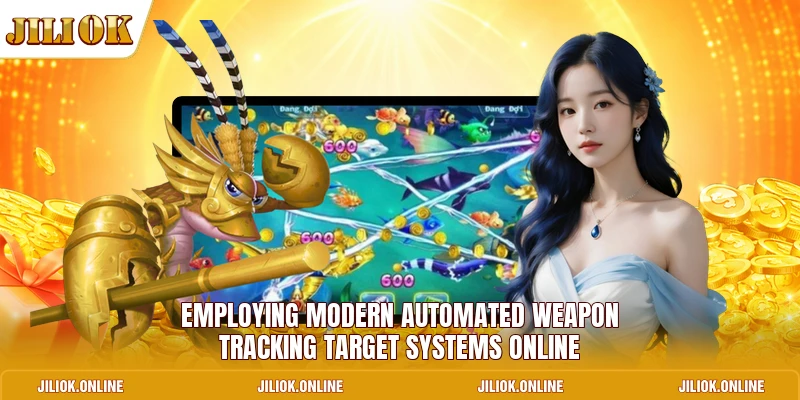 Employing modern automated weapon tracking target systems online