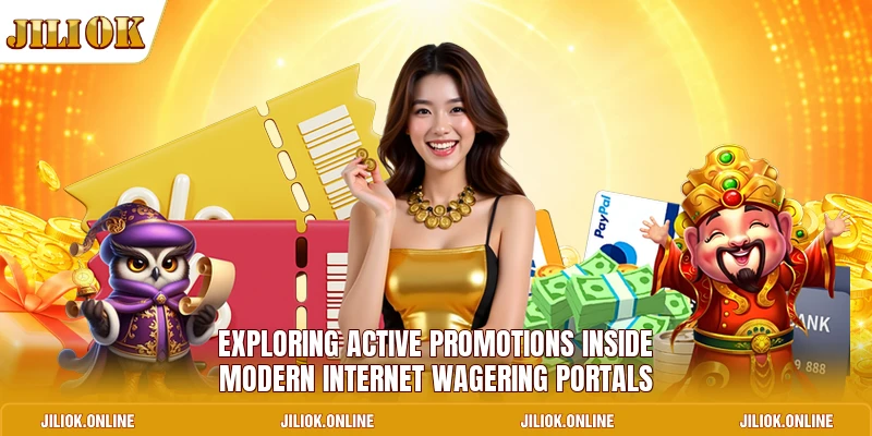 Exploring active promotions inside modern internet wagering portals