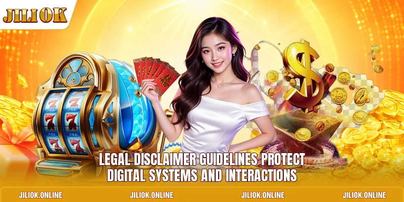Legal Disclaimer guidelines protect digital systems and interactions 