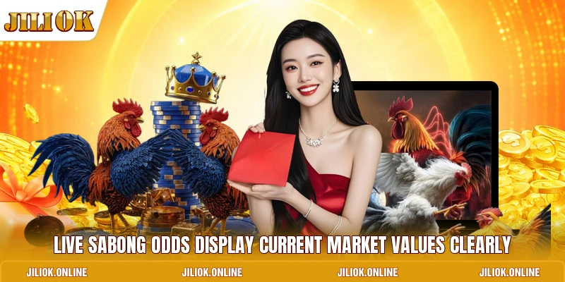 Live sabong odds display current market values clearly