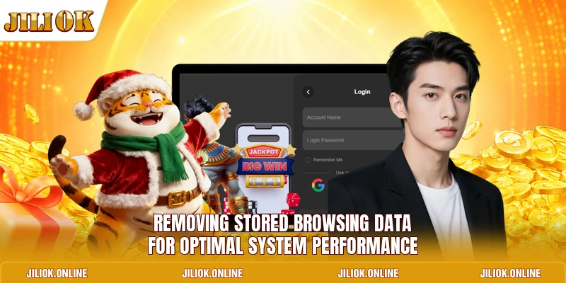 Removing stored browsing data for optimal system performance