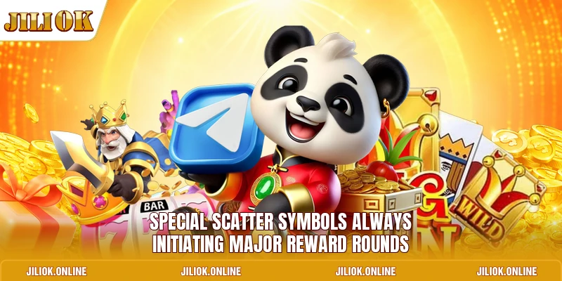 Special scatter symbols always initiating major reward rounds