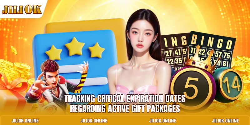 Tracking critical expiration dates regarding active gift packages