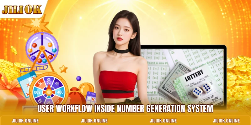 User workflow inside number generation system
